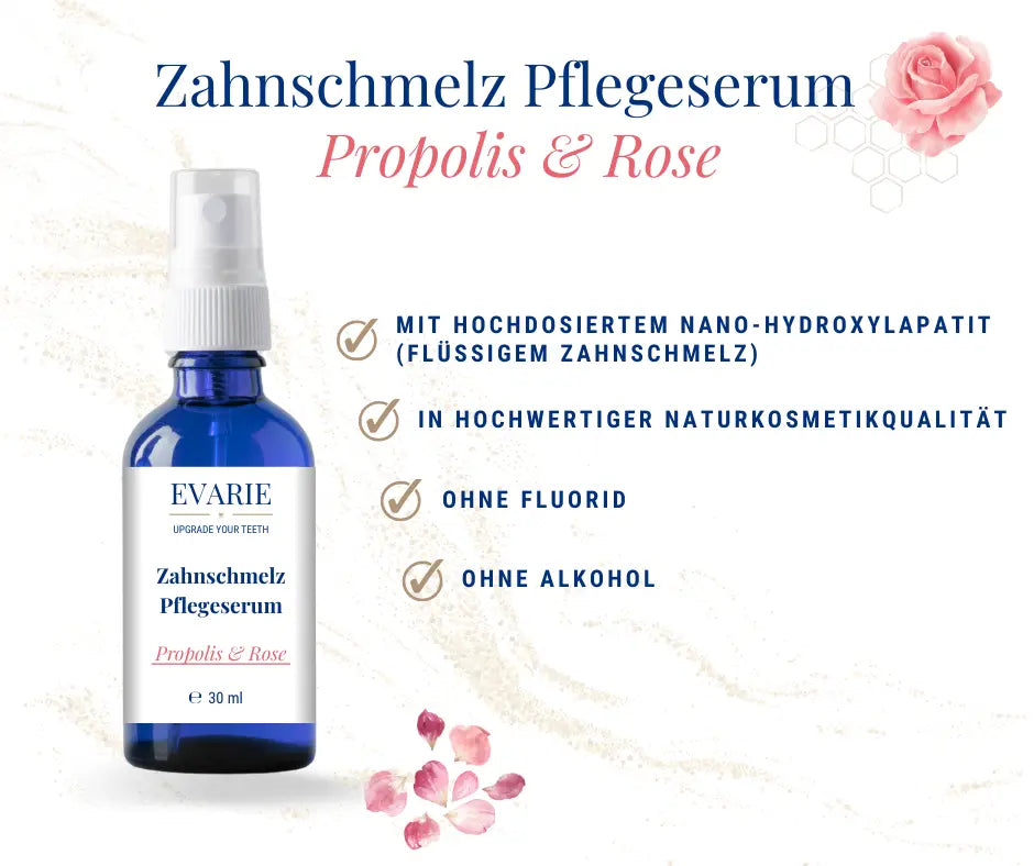 Zahnschmelz Pflegeserum Propolis & Rose