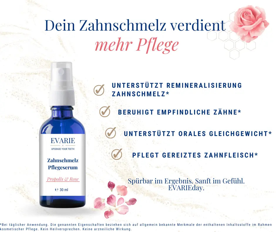 Zahnschmelz Pflegeserum Propolis & Rose