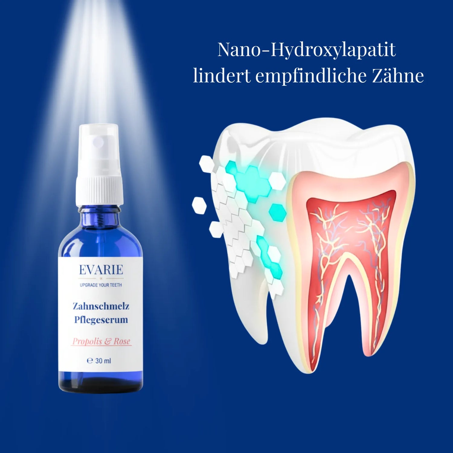 Zahnschmelz Pflegeserum Propolis &amp; Rose