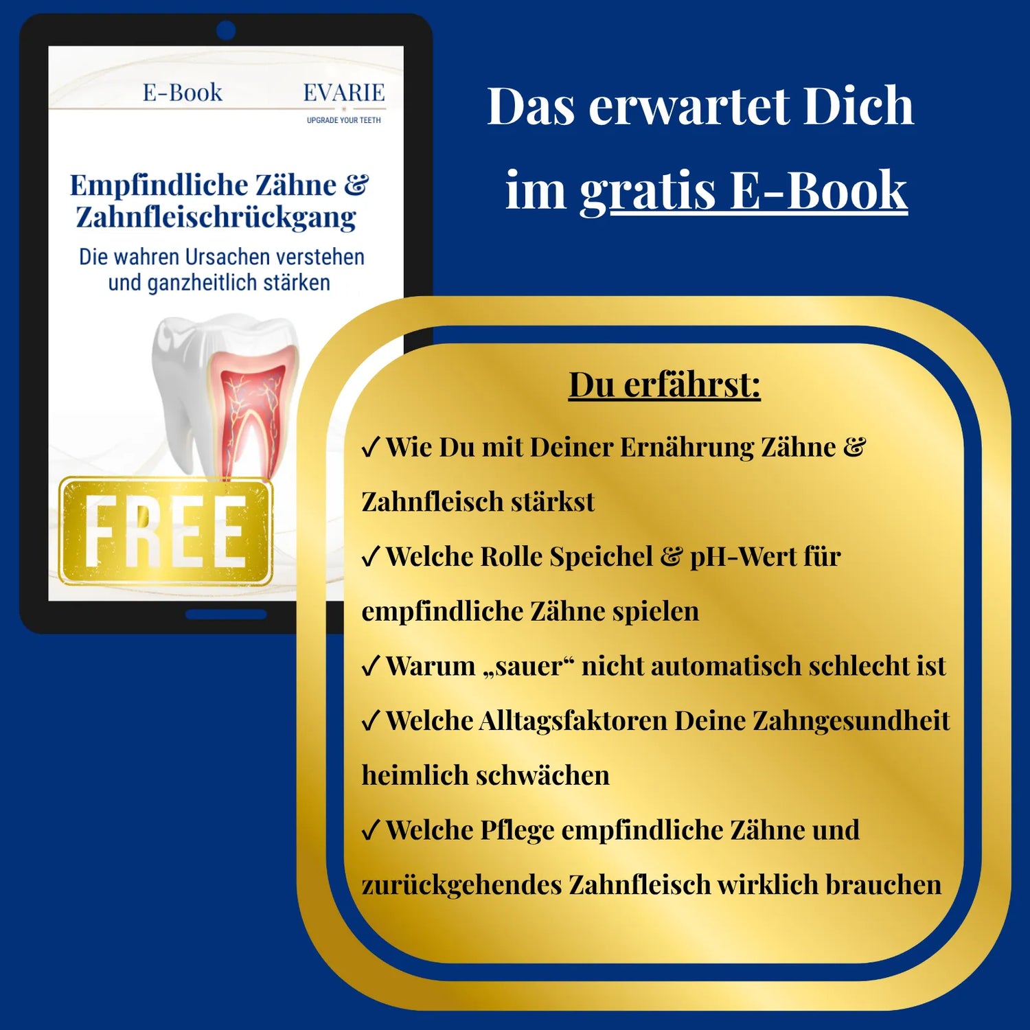 Dual Action Bundle - Zahnschmelz Pflegeseren + gratis E-Book