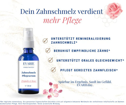 Zahnschmelz Pflegeserum Propolis &amp; Rose